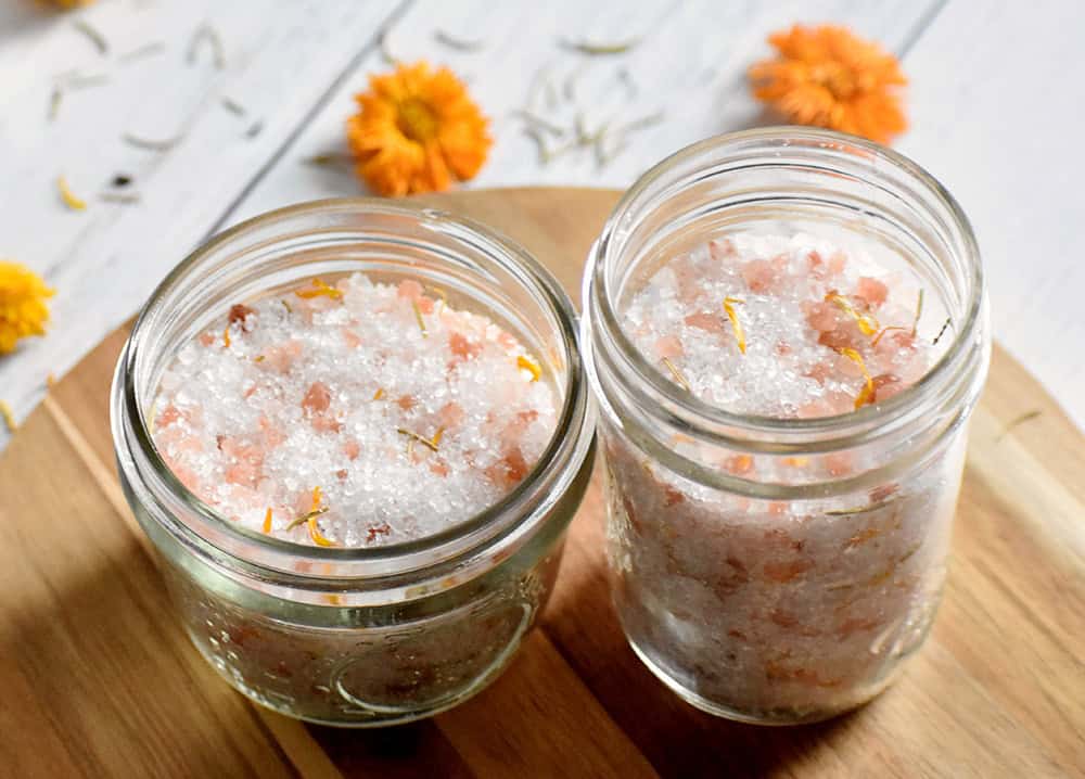 How to Make Homemade Herbal Bath Salts • The Prairie Homestead